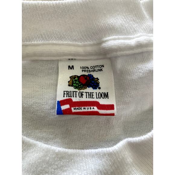 Wispride T-shirt Medium Cold Pack Cheese Spread Light White Midwest - Picture 3 of 6